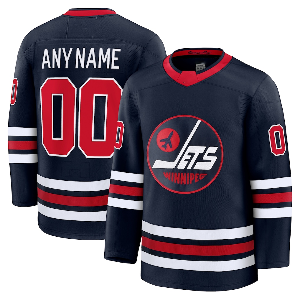 Gdoa Custom W.Jets Navy Alternate Premium Jerseys
