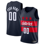 Edoa Custom W.Wizards Navy 2024-25 Swingman Jerseys - Statement Edition