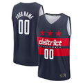 Edoa Custom W.Wizards Navy Fast Break Jerseys - Statement Edition