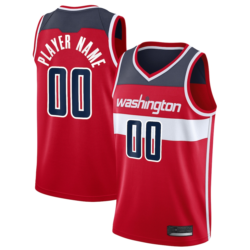 Edoa Custom W.Wizards Red 2020-21 Swingman Jerseys - Icon Edition