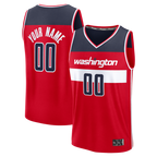 Edoa Custom W.Wizards Red Fastbreak Jerseys - Icon Edition