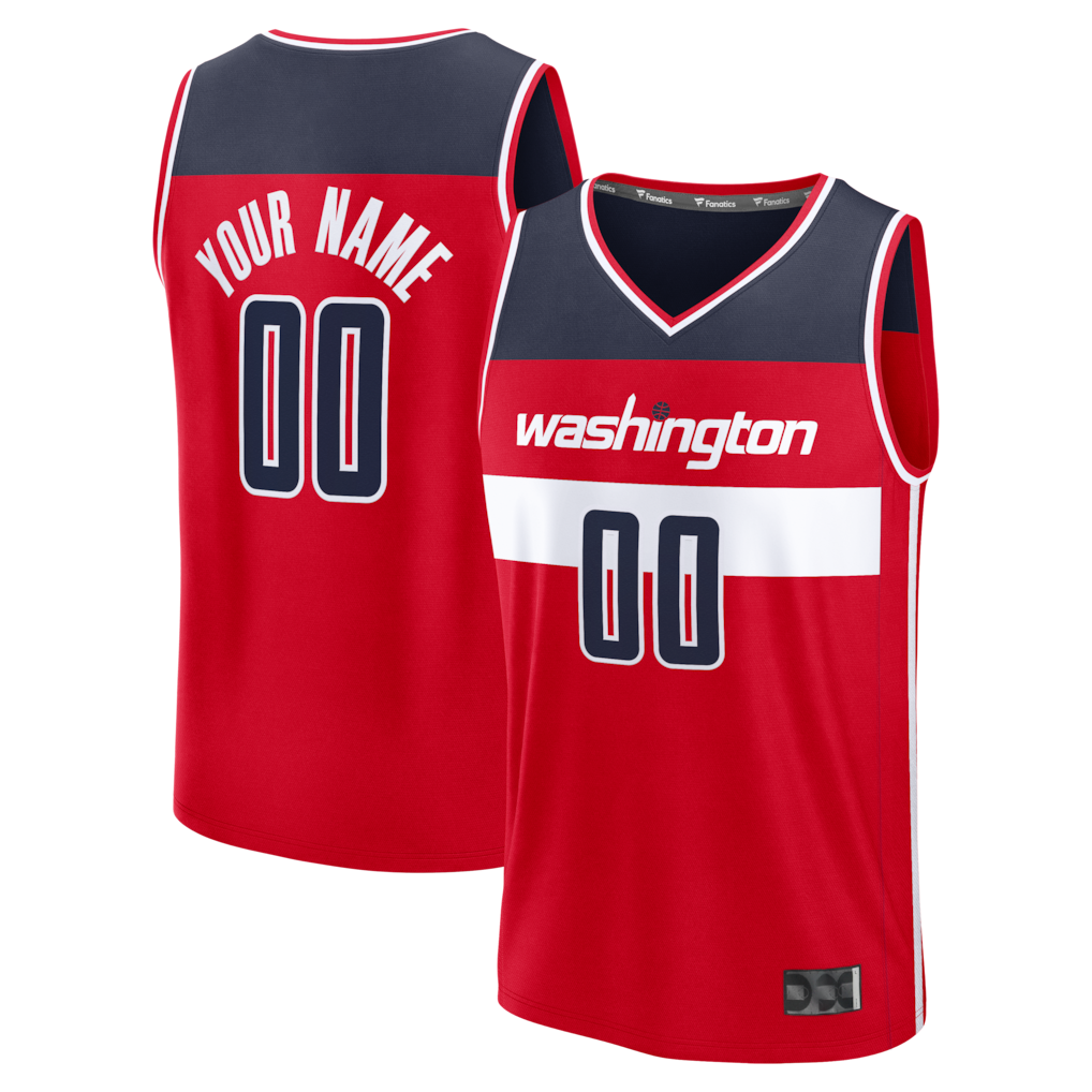 Edoa Custom W.Wizards Red Fastbreak Jerseys - Icon Edition