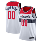 Edoa Custom W.Wizards White Swingman Jerseys - Association Edition