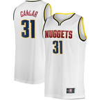 Edoa D.Nuggets #31 Vlatko Cancar White Fast Break Player Jerseys - Association Edition