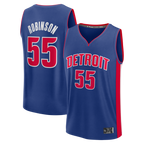 Edoa D.Pistons #55 Duncan Robinson  Blue Fast Break Jerseys - Icon Edition