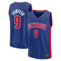 Edoa D.Pistons #9 Ausar Thompson  Blue Fast Break Jerseys - Icon Edition