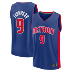 Edoa D.Pistons #9 Ausar Thompson  Blue Fast Break Jerseys - Icon Edition