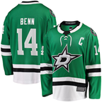 Gdoa D.Stars #14 Jamie Benn Kelly Green Home Premium Jerseys