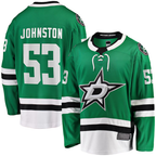 Gdoa D.Stars #53 Wyatt Johnston Kelly Green Home Breakaway Player Jerseys
