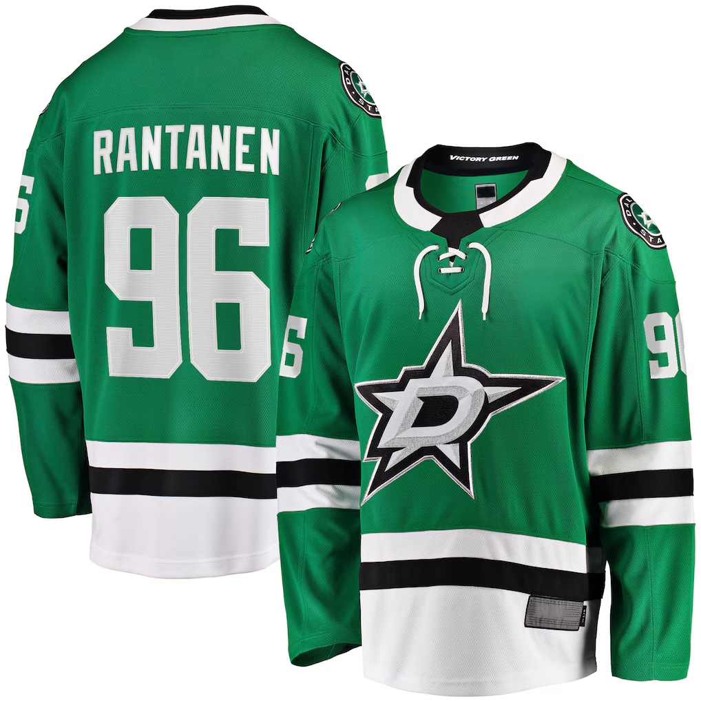 Gdoa D.Stars #96 Mikko Rantanen Kelly Green Home Breakaway Jerseys