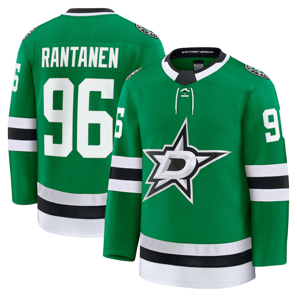 Gdoa D.Stars #96 Mikko Rantanen Kelly Green Home Premium Jerseys