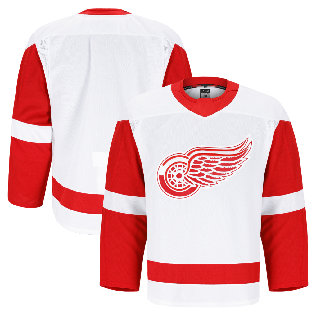 Gdoa D.Red wings White Away Authentic Pro Jerseys
