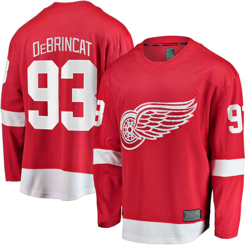 Gdoa D.Red wings #93 Alex DeBrincat Red Breakaway Jerseys