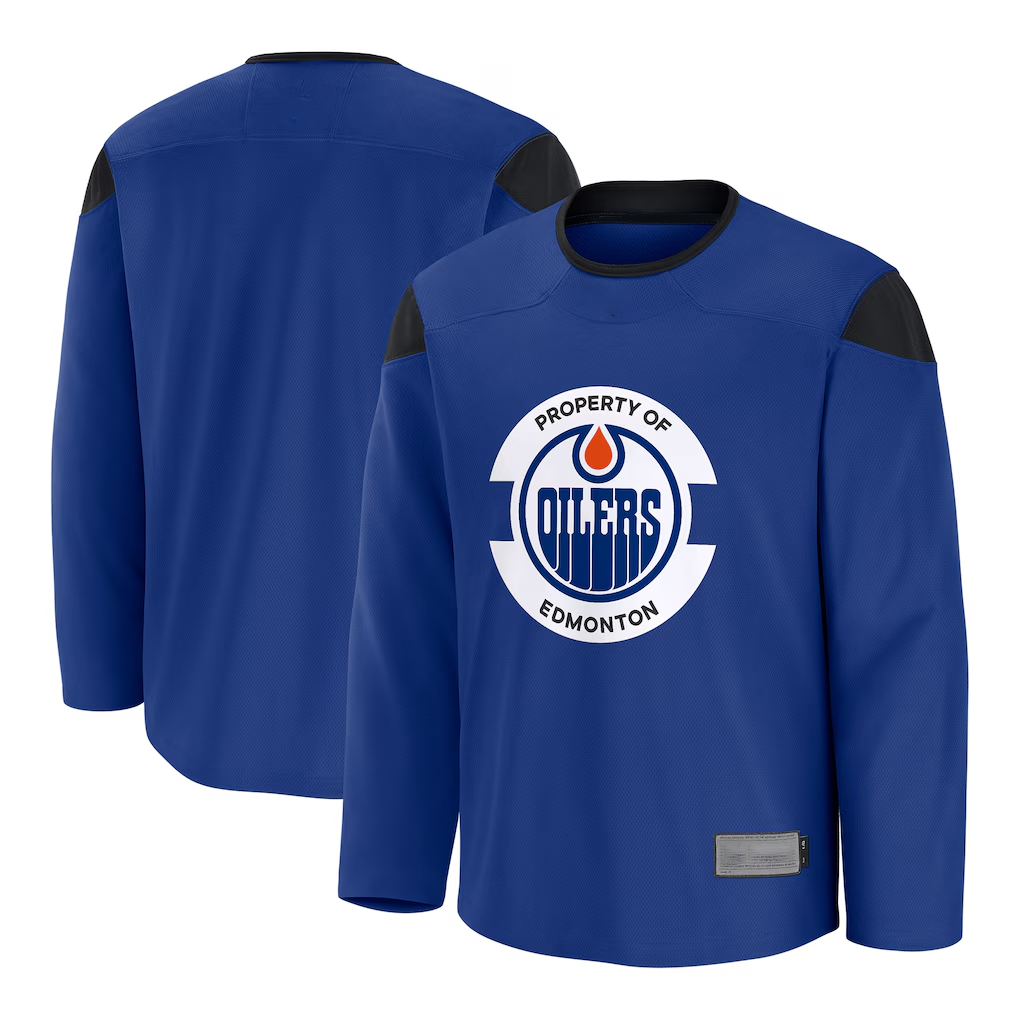 Gdoa E.Oilers Royal Practice Jerseys