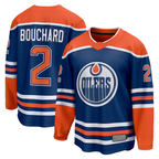 Gdoa E.Oilers #2 Evan Bouchard Royal Home Breakaway Player Jerseys