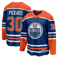 Gdoa E.Oilers #30 Calvin Pickard Royal Home Premier Breakaway Player Jerseys