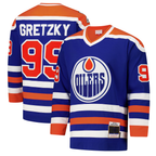 Gdoa E.Oilers #99 Wayne Gretzky Royal 1979-80 Power Play Jerseys