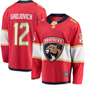 Gdoa F.Panthers #12 Jonah Gadjovich Red Premier Breakaway Player Jerseys