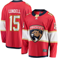 Gdoa F.Panthers F.Panthers #15 Anton Lundell Red Home Breakaway Player Jerseys
