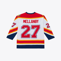 Gdoa F.Panthers #27 Scott Mellanby Mitchell & Ness White 1996 Power Play Jerseys