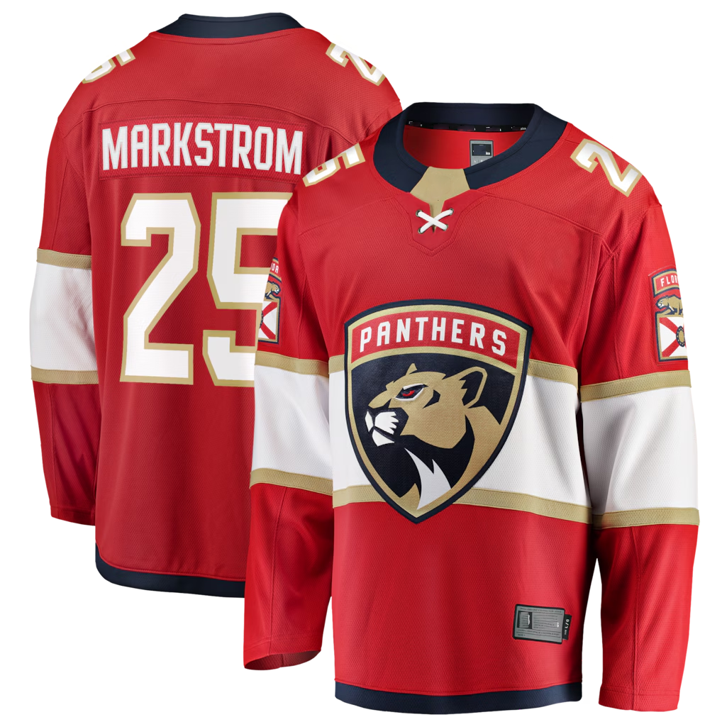 Gdoa F.Panthers #29 Jacob Markstrom Red Home Breakaway Jerseys