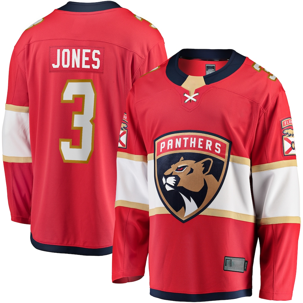 Gdoa F.Panthers #3 Seth Jones Red Home Breakaway Jerseys