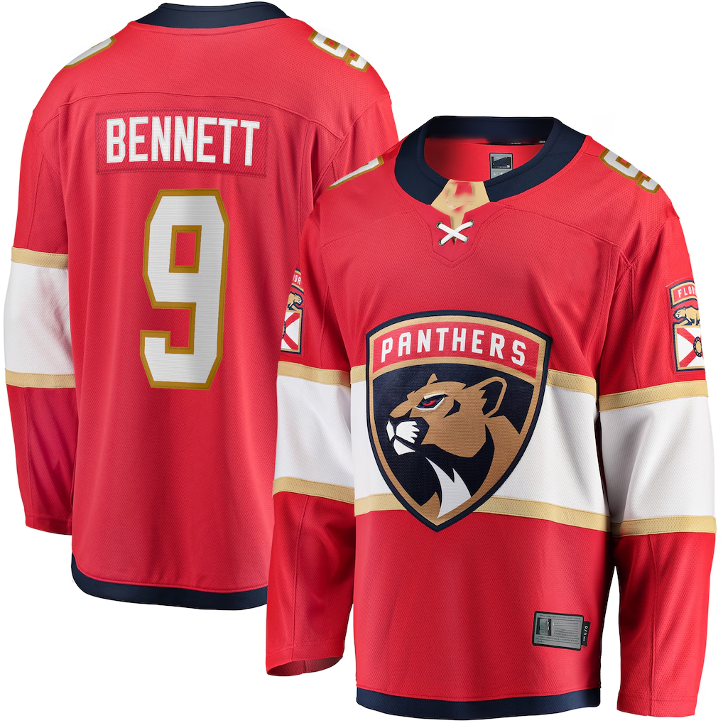 Gdoa F.Panthers #9 Sam Bennett Red Home Breakaway Replica Jerseys