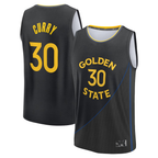 Edoa G.State Warriors #30 Stephen Curry Black Fast Break Replica Player Jerseys - Statement Edition