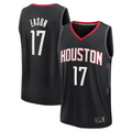 Edoa H.Rockets #17 Tari Eason Black Fast Break Replica Player Stitched Jerseys-Statement Edition