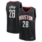 Edoa H.Rockets #28 Alperen Sengun Black Fast Break Replica Player Stitched Jerseys-Statement Edition