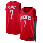 Edoa H.Rockets #7 Kevin Durant Red Swingman Player Stitched Jerseys-Icon Edition