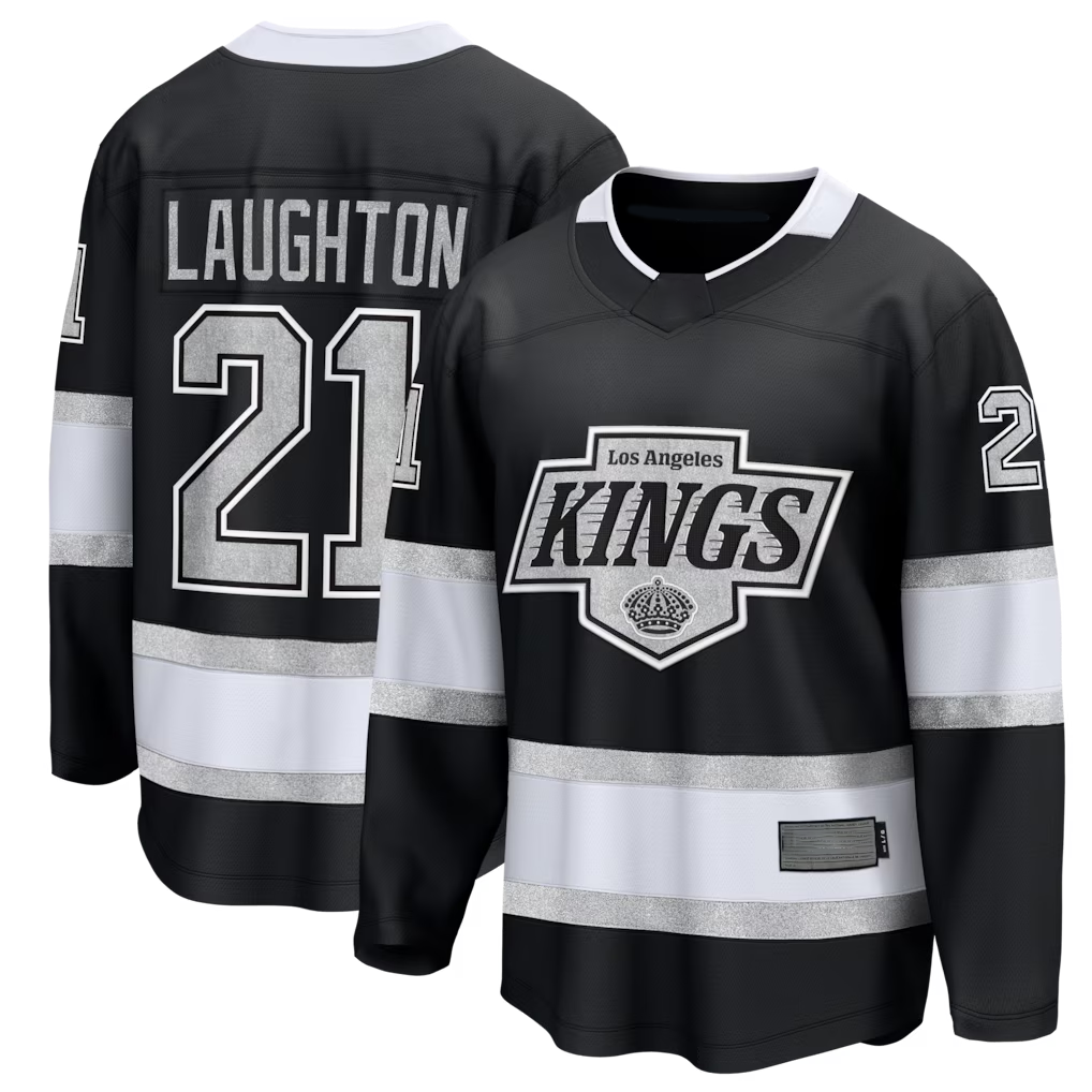 Gdoa LA.Kings #21 Scott Laughton Black Home Breakaway Jerseys