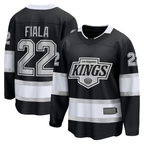 Gdoa LA.Kings #22 Kevin Fiala Black Home Breakaway Jerseys