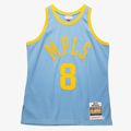Edoa LA.Lakers #8 Kobe Bryant Mitchell & Ness Powder Blue 2001-2002 Hardwood Classics Authentic Player Stitched Jerseys