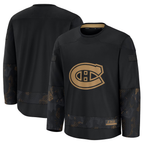 Gdoa M.Canadiens Black 2024 Military Appreciation Practice Jerseys