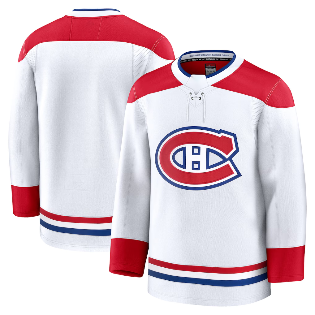 Gdoa M.Canadiens White Away Premium Jerseys