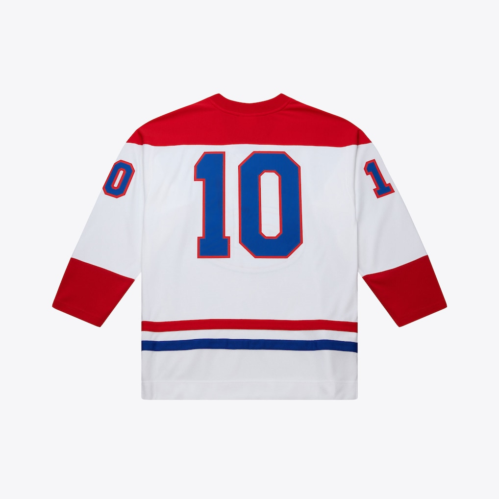 Gdoa M.Canadiens #10 Guy Lafleur Mitchell & Ness White 1971 Power Play Jerseys