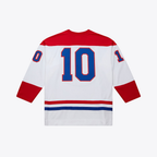 Gdoa M.Canadiens #10 Guy Lafleur Mitchell & Ness White 1971 Power Play Jerseys