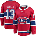 Gdoa M.Canadiens #13 Cole Caufield Red Home Premier Breakaway Player Jerseys