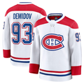 Gdoa M.Canadiens #93 Ivan Demidov White Away Premium Jerseys