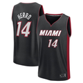 Edoa M.Heat #14 Tyler Herro Black Fast Break Replica Player Jerseys - Icon Edition