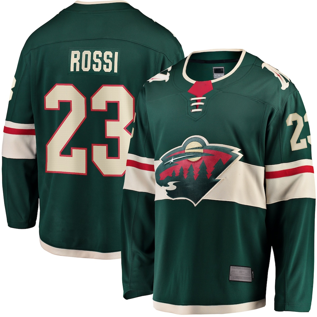 Gdoa M.Wild #23 Marco Rossi Green Home Breakaway Player Jerseys