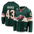 Gdoa M.Wild #43 Quinn Hughes Green Home Breakaway Jerseys