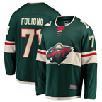 Gdoa M.Wild #71 Nick Foligno Green Home Breakaway Jerseys