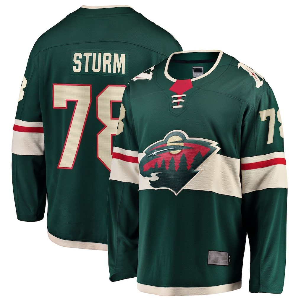 Gdoa M.Wild #78 Nico Sturm Green Home Breakaway Jerseys