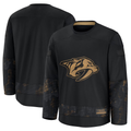 Gdoa N.Predators Black 2024 Military Appreciation Practice Jerseys