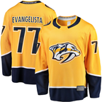 Gdoa N.Predators #77 Luke Evangelista Gold Premier Breakaway Player Jerseys