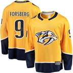 Gdoa N.Predators #9 Filip Forsberg Gold Home Breakaway Jerseys