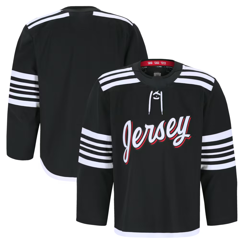 Gdoa N.Jersey Devils Black Alternate Authentic Pro Jerseys