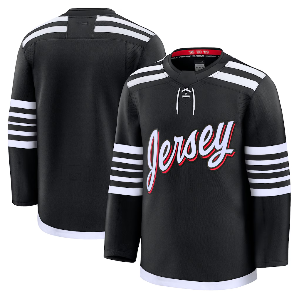 Gdoa N.Jersey Devils Black Alternate Premium Jerseys